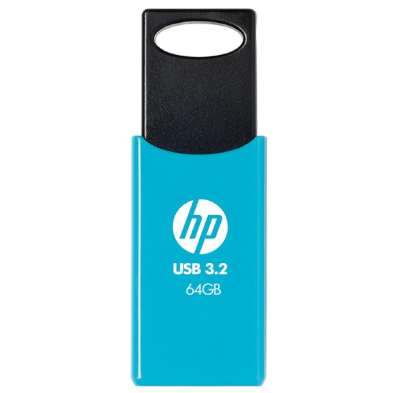HP 712w 64GB USB 3.2 Flash Drive- Blue